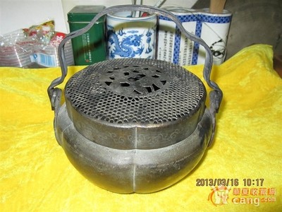 清代铜烘炉